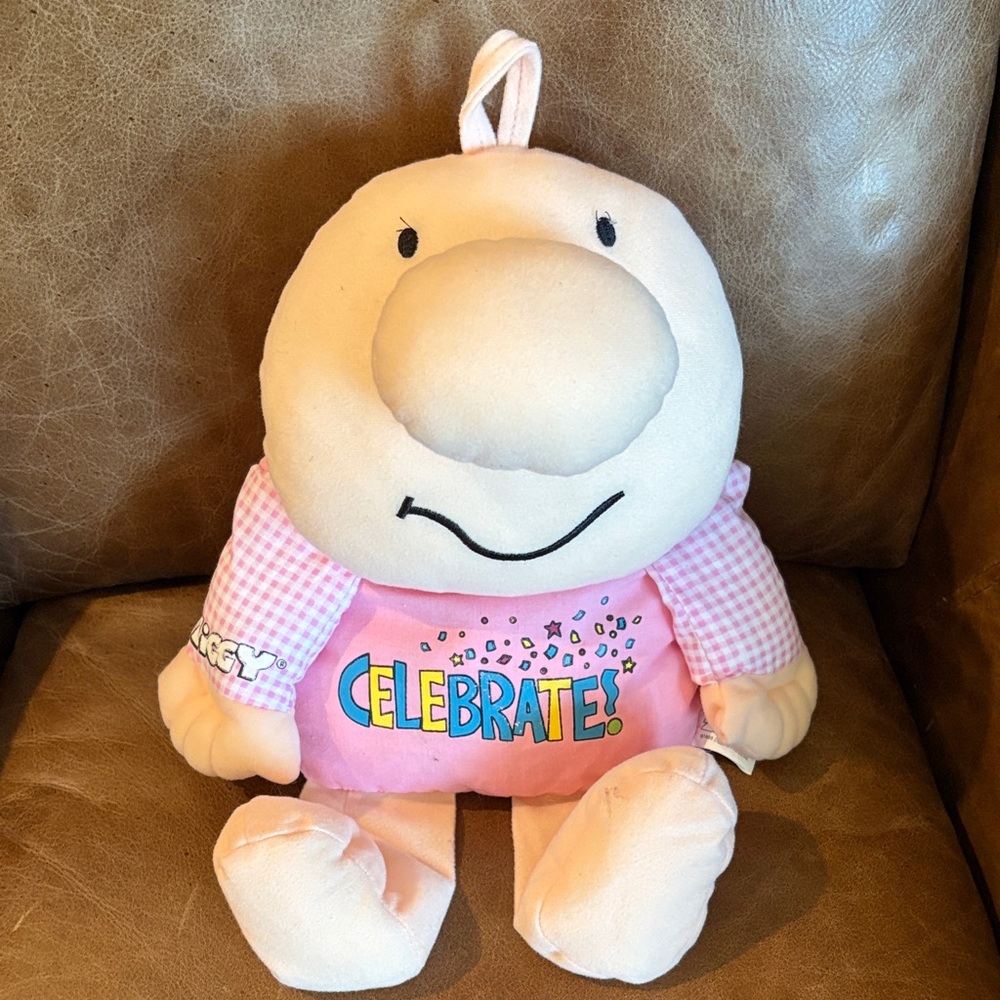 ZIGGY Celebrate! Pink Plush Kids Toy — Soft Cuddly Character